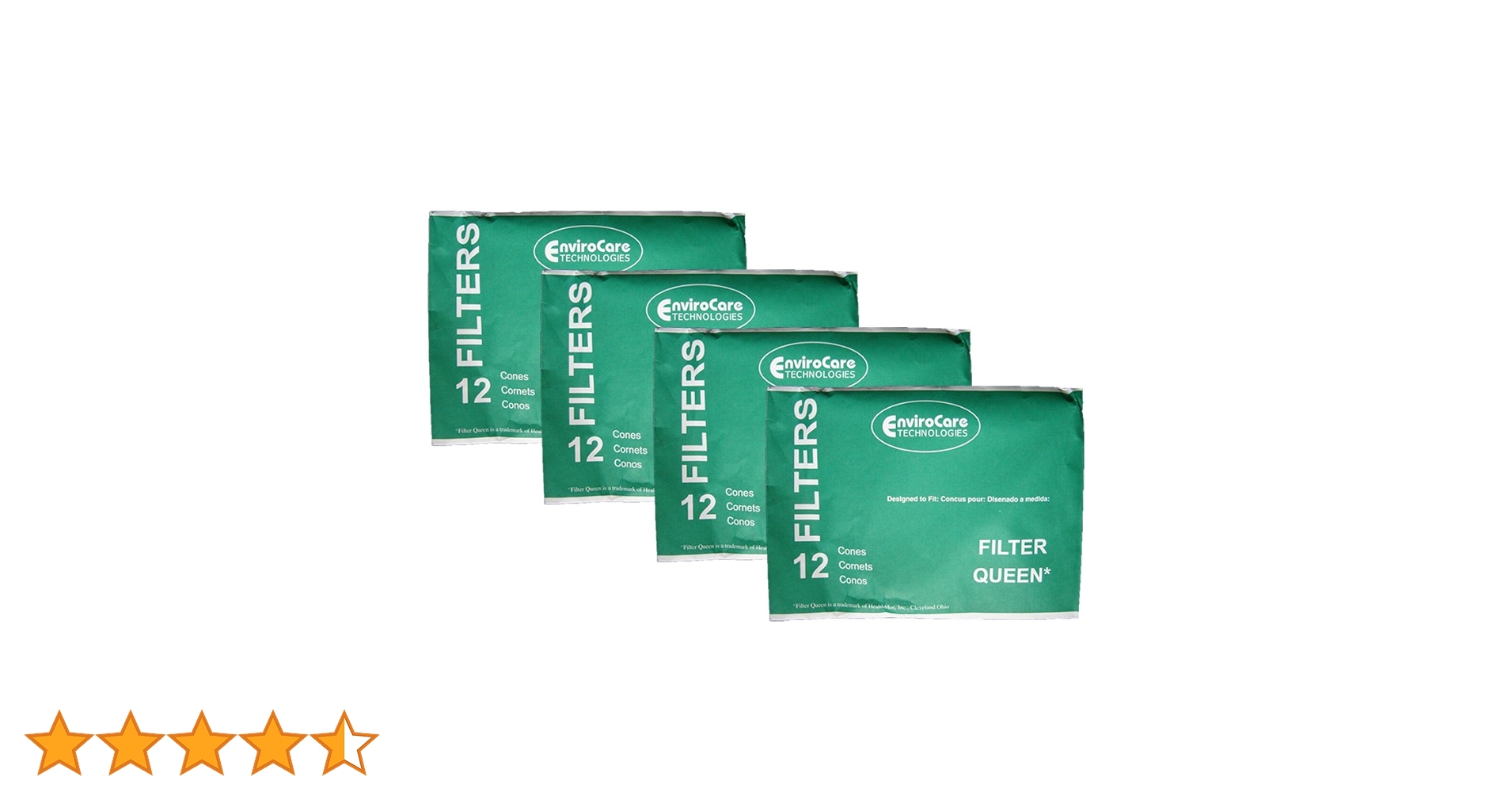 Amazon.co.jp: EnviroCare 互換品 FilterQueen 掃除機用 48個